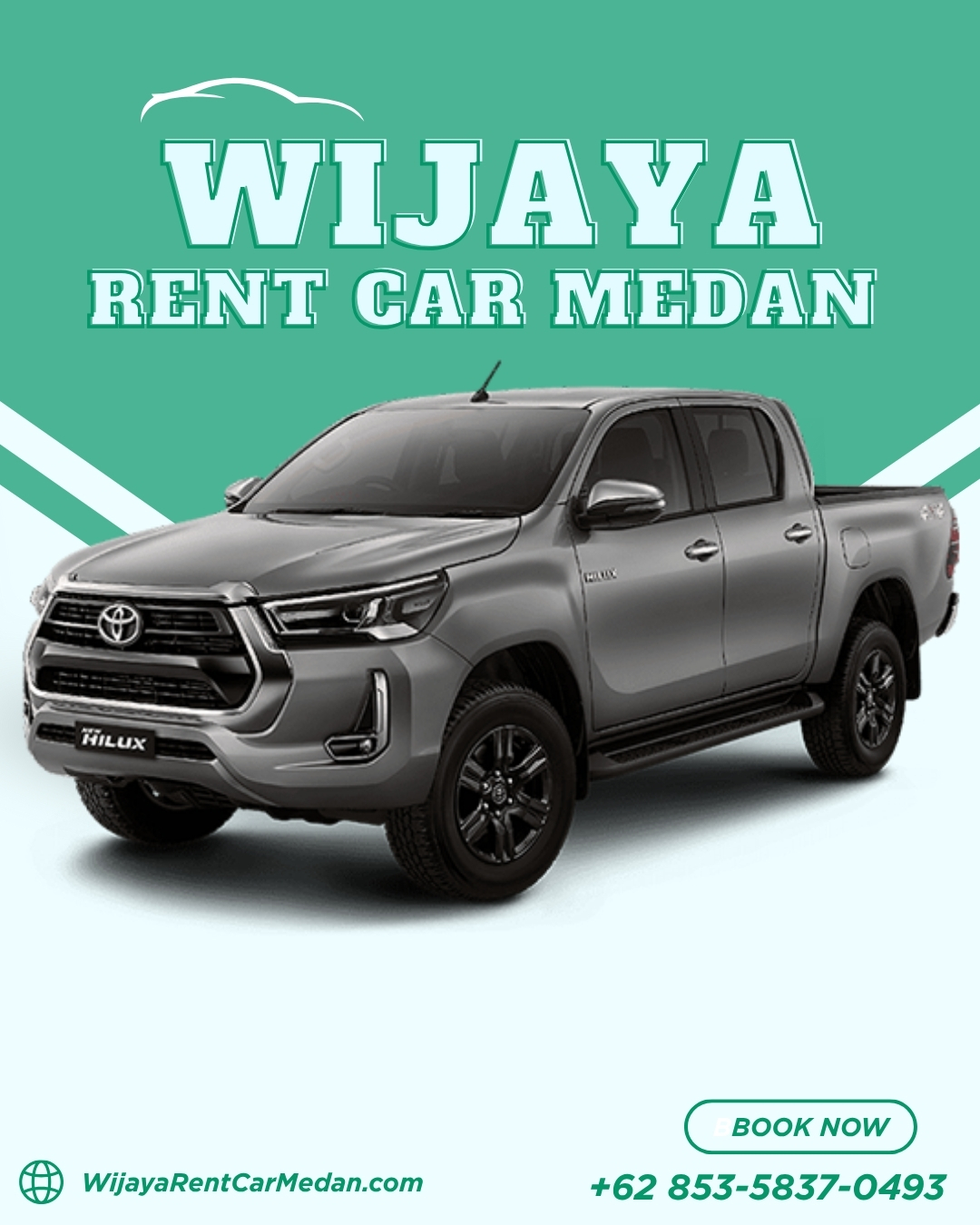 Sewa Toyota Hilux Double Cabin Bandara Kualanamu - Shuttle Group 15-Seater Medan
