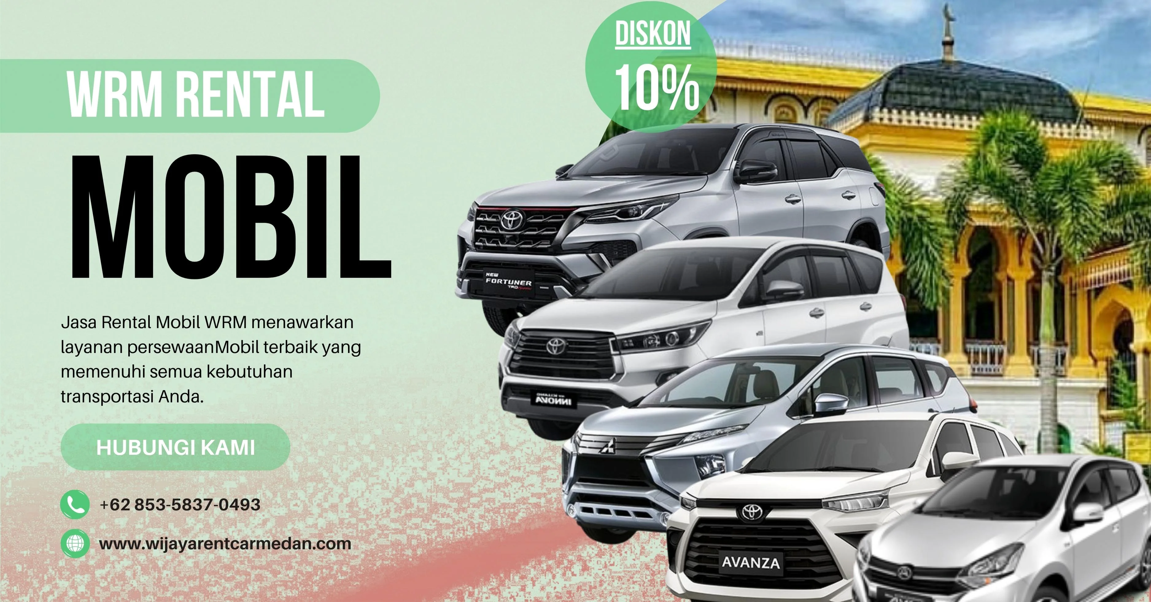 Layanan sewa mobil premium di Medan - Wijaya Rent Car Medan